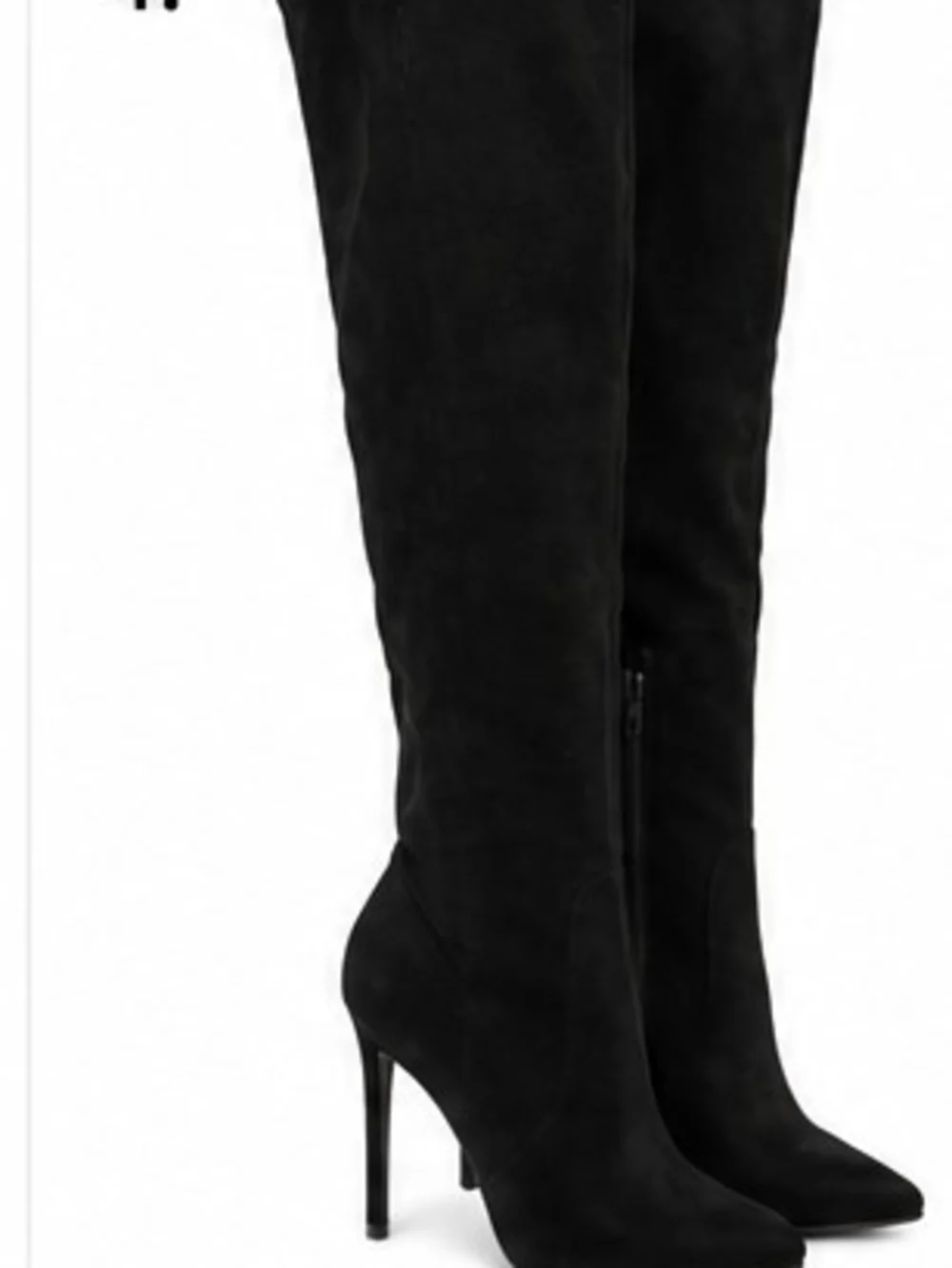 VENUS Black Over-the-Knee Stiletto Boots